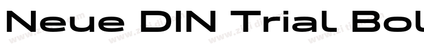 Neue DIN Trial Bold字体转换
